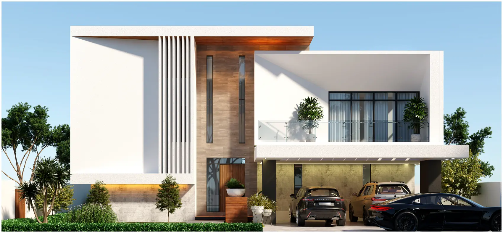 Poka House, Private residence — view