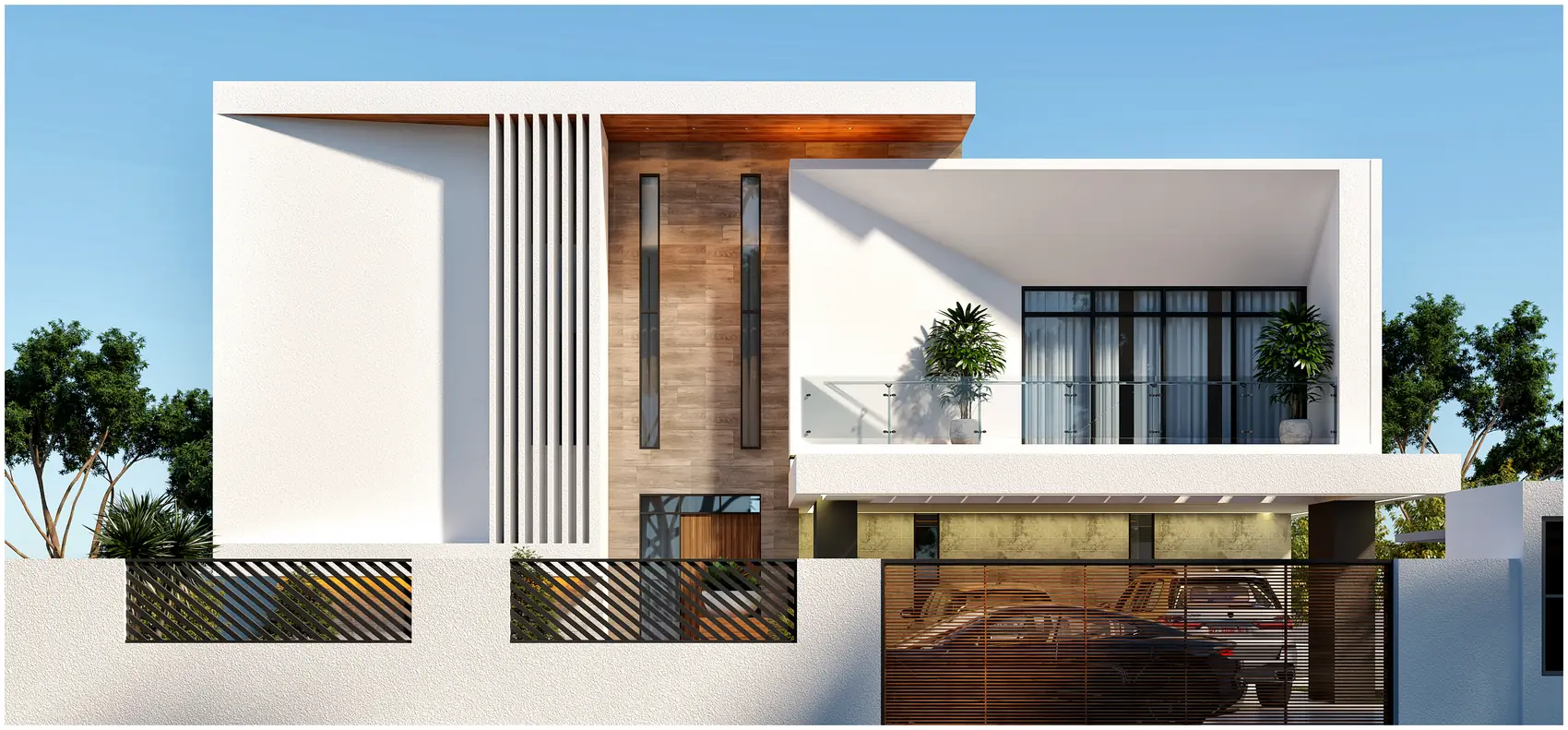 Poka House, Private residence — view