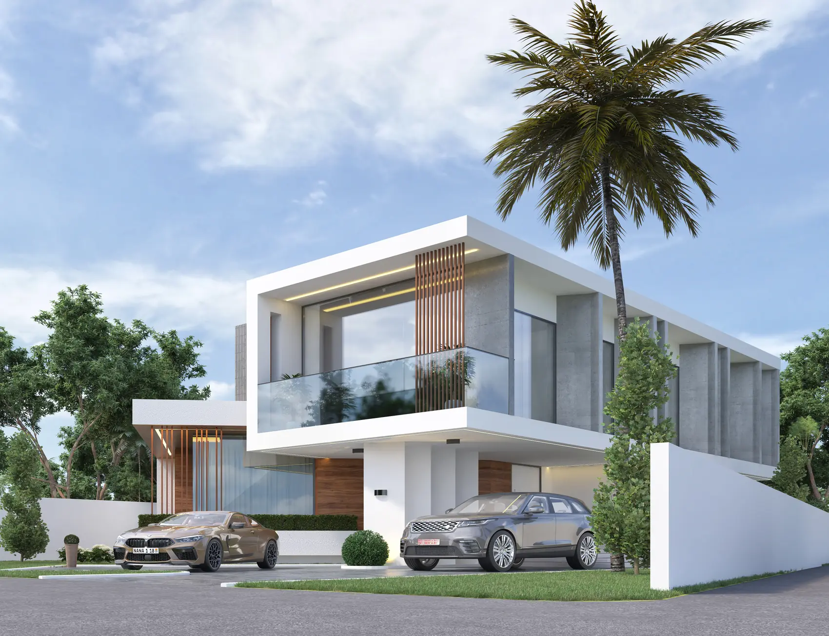 Allenian House, Private residence — view
