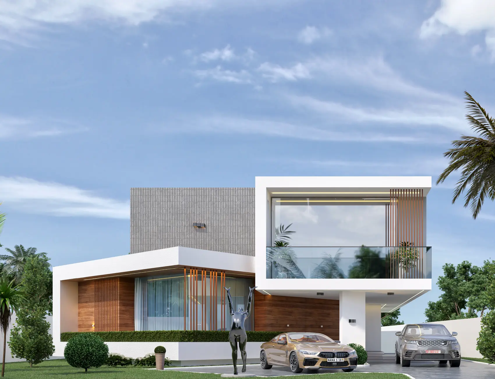 Allenian House, Private residence — view