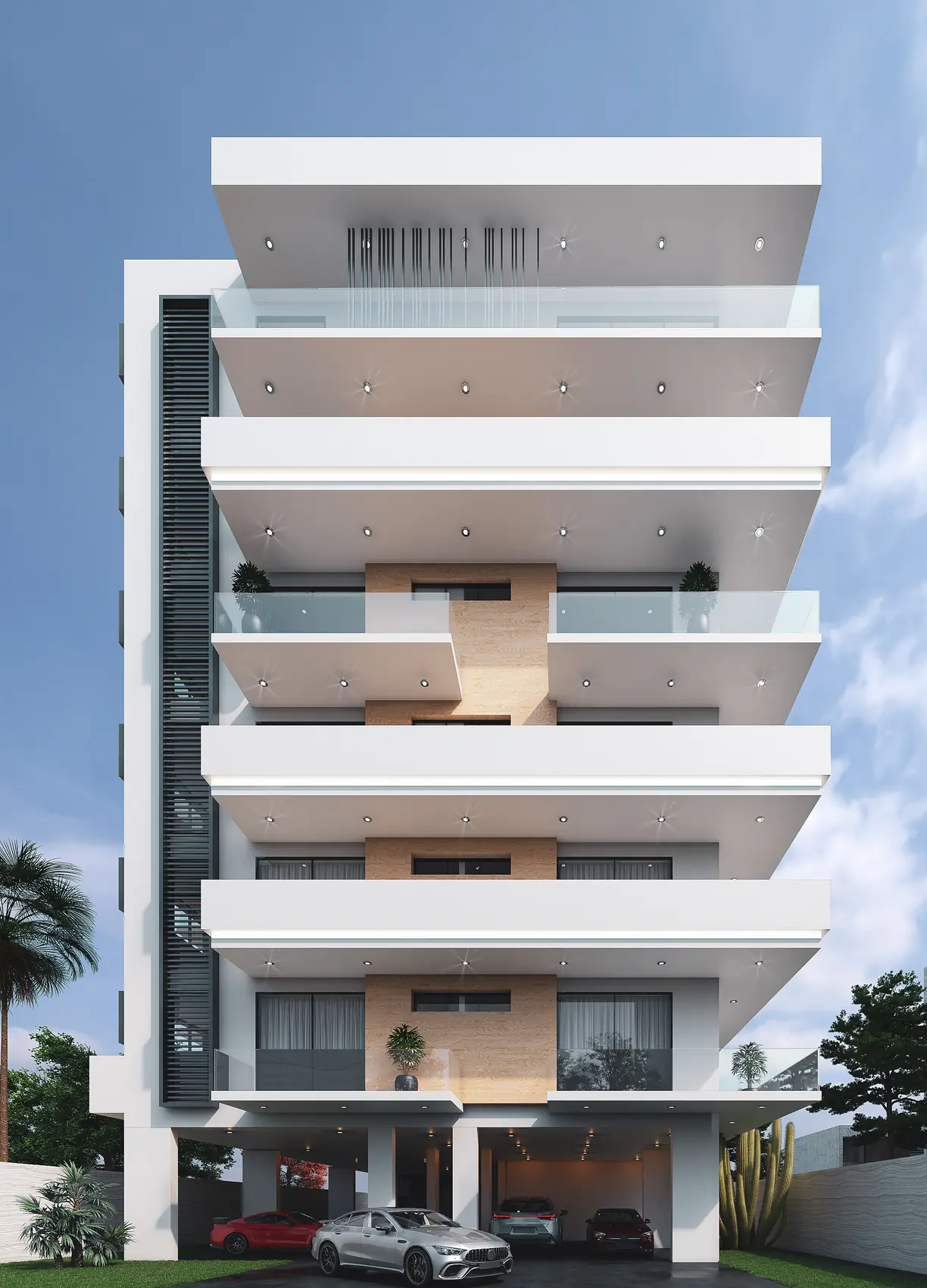 Blade Tower, Apartments — view