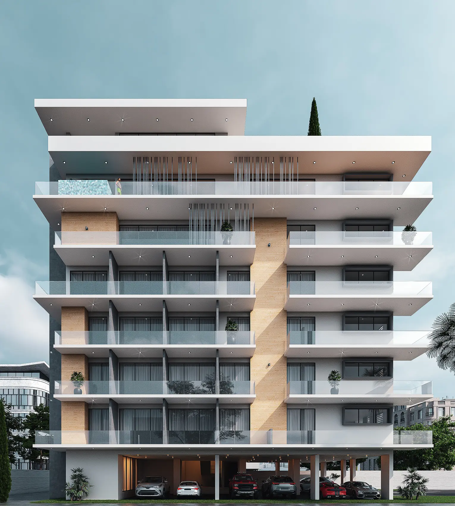 Blade Tower, Apartments — elevation study