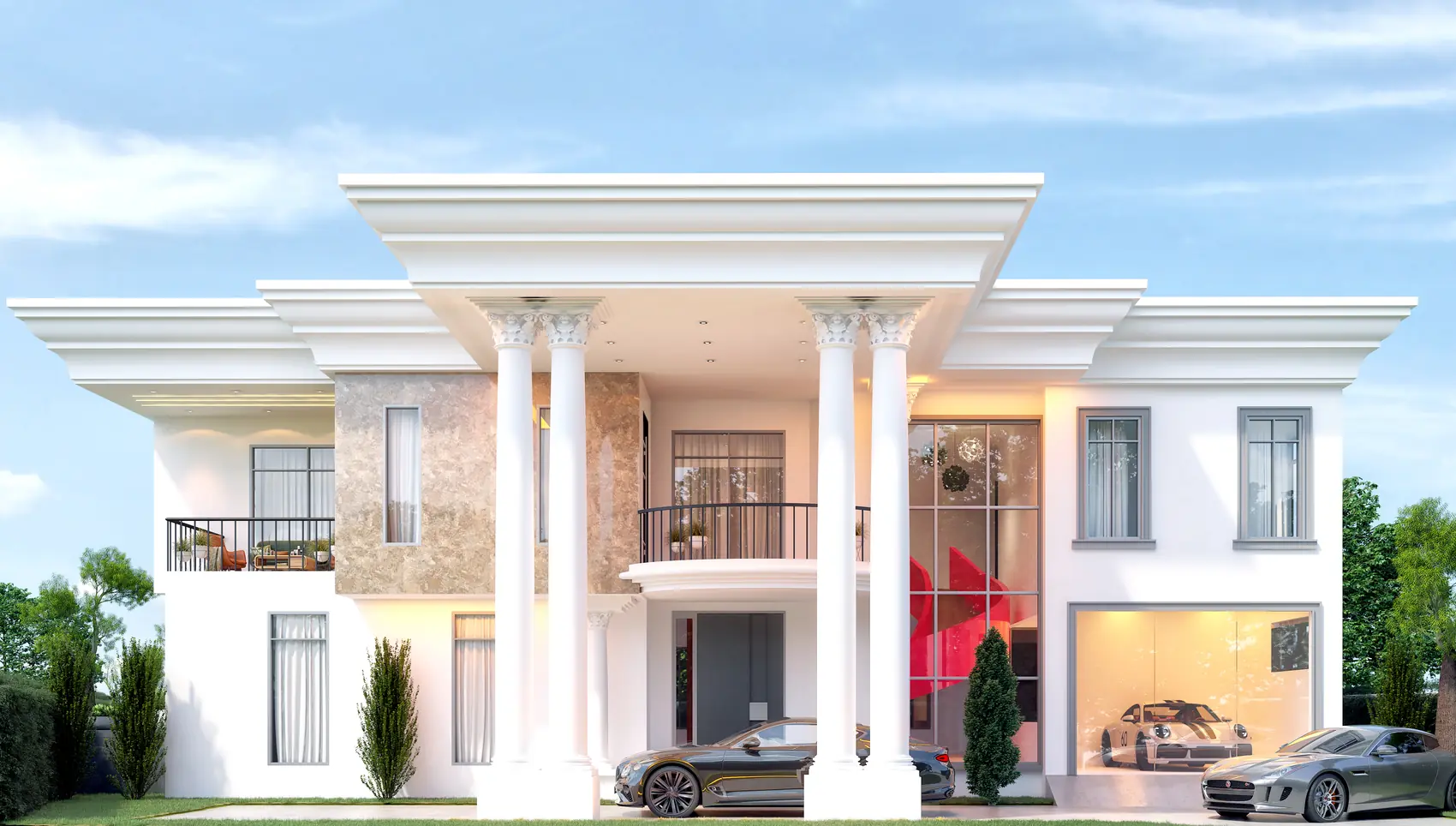 The Colonnade House, Private residence — view