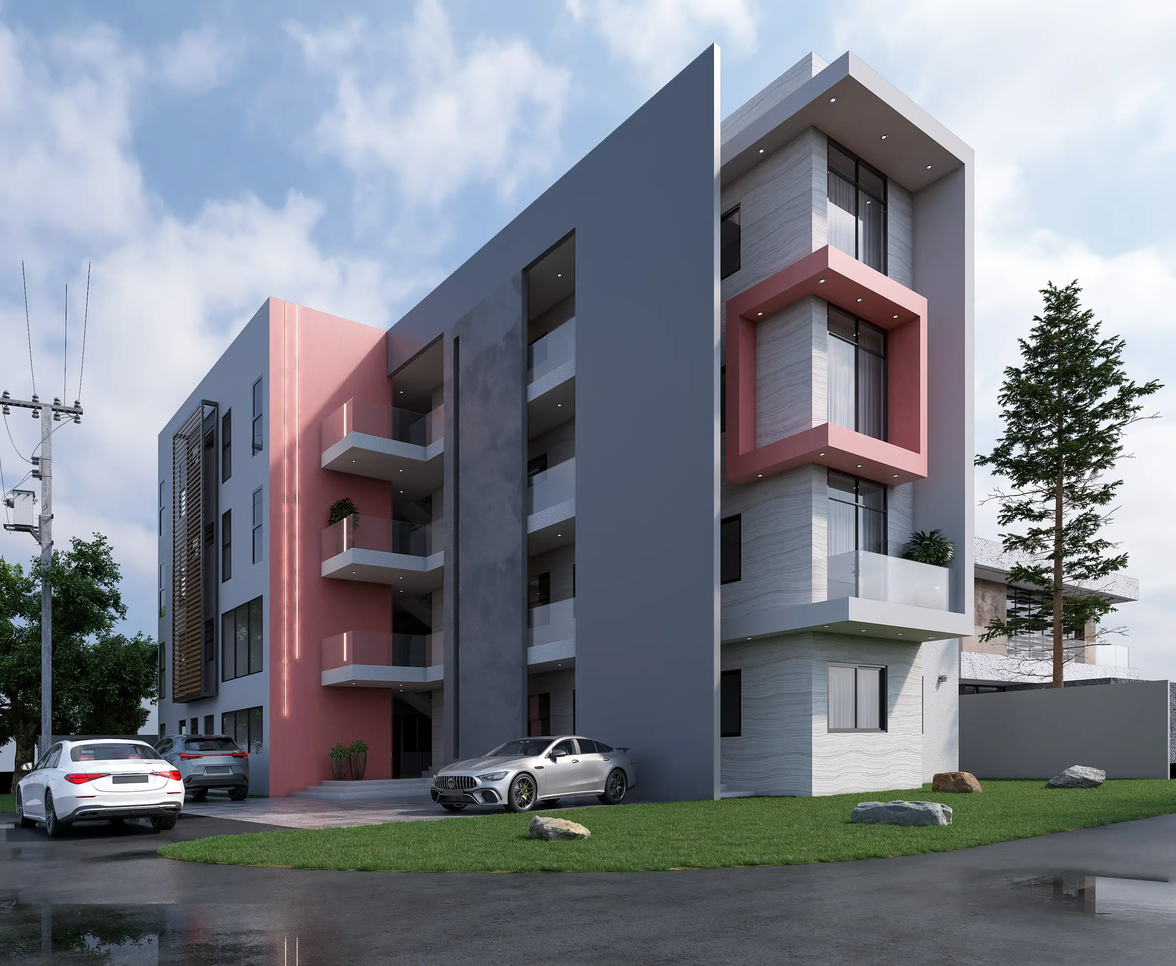 Coral Apartments, Apartments