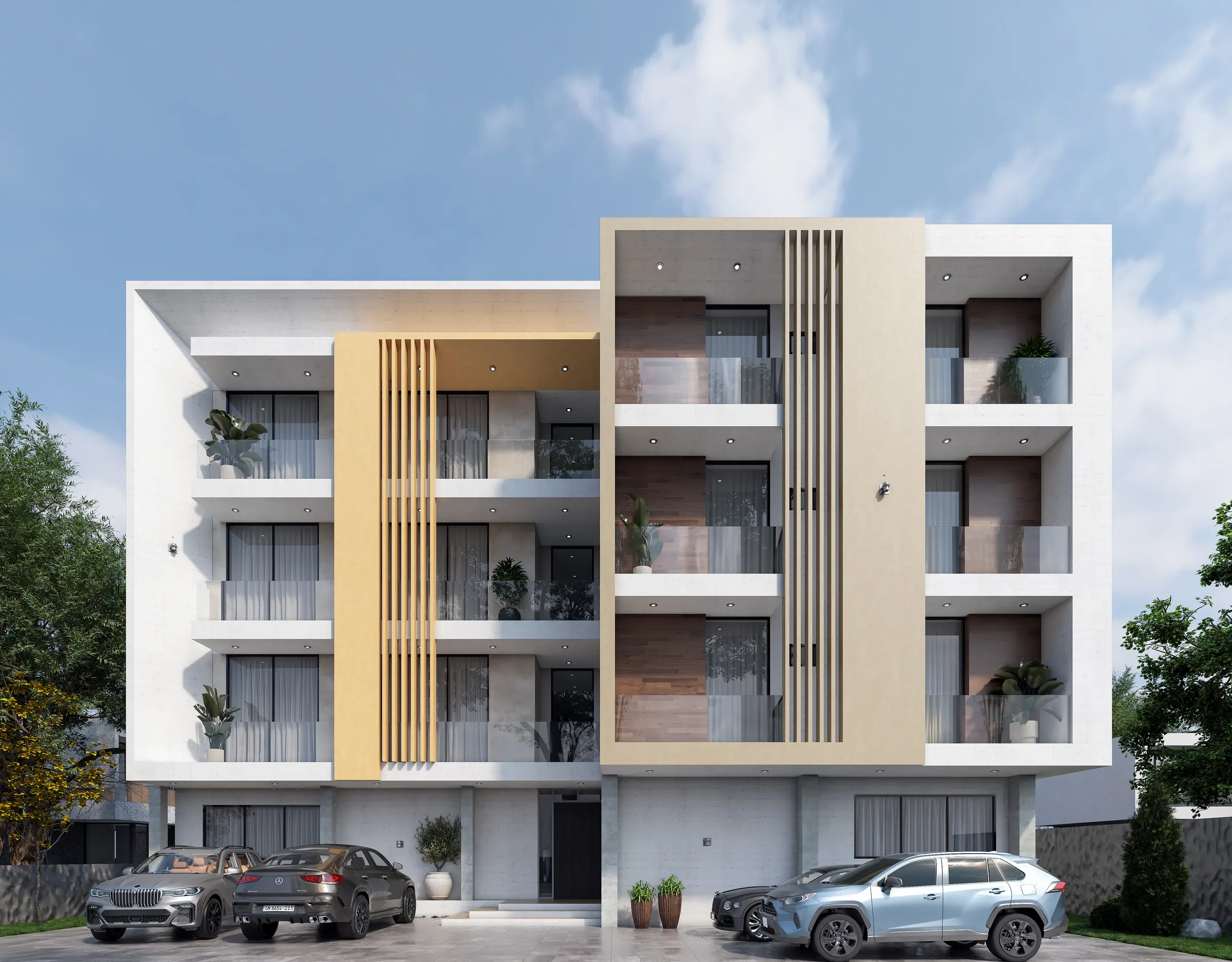 Court Apartments, Apartments, refurbishment