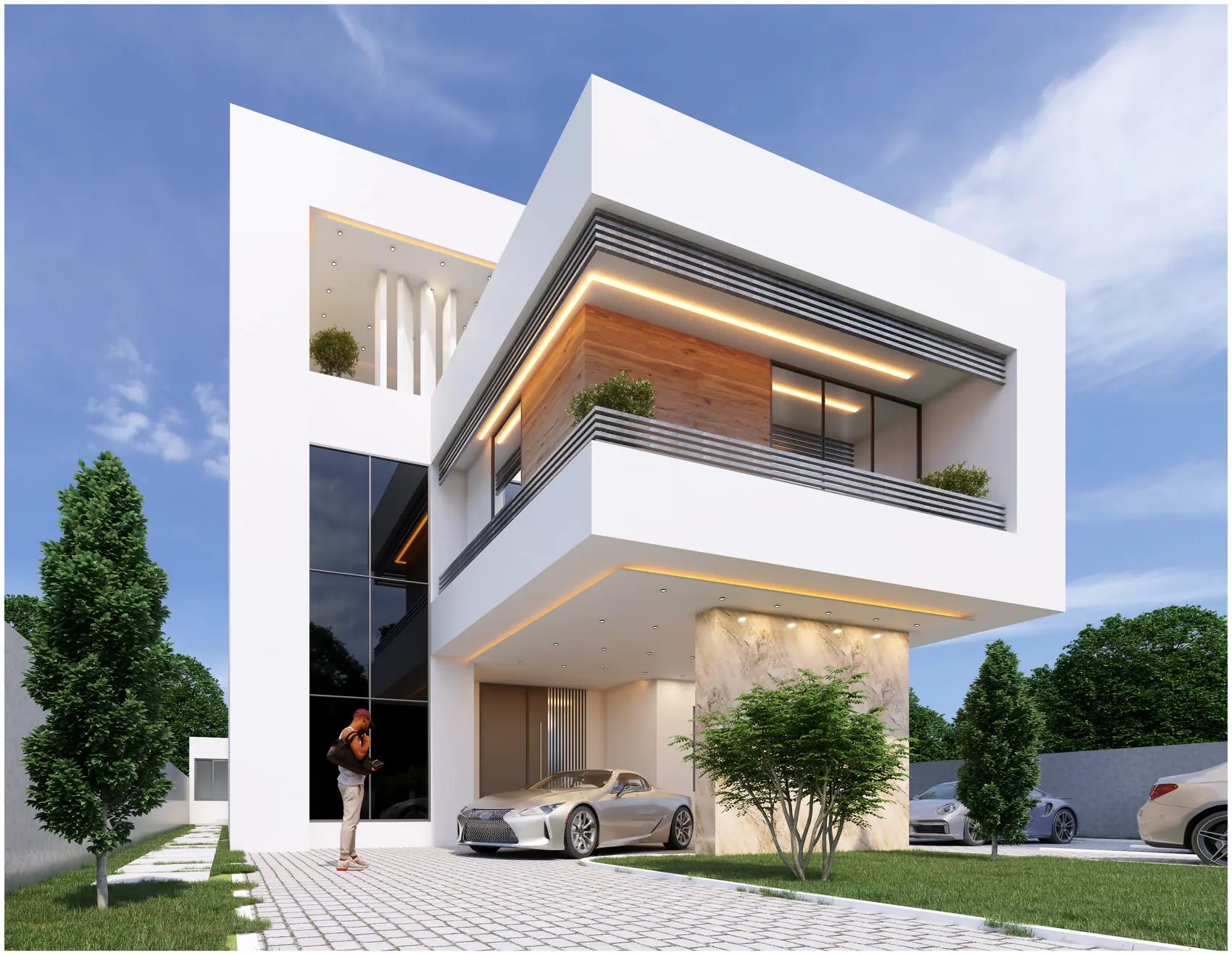 Emmahill, Private residence — view