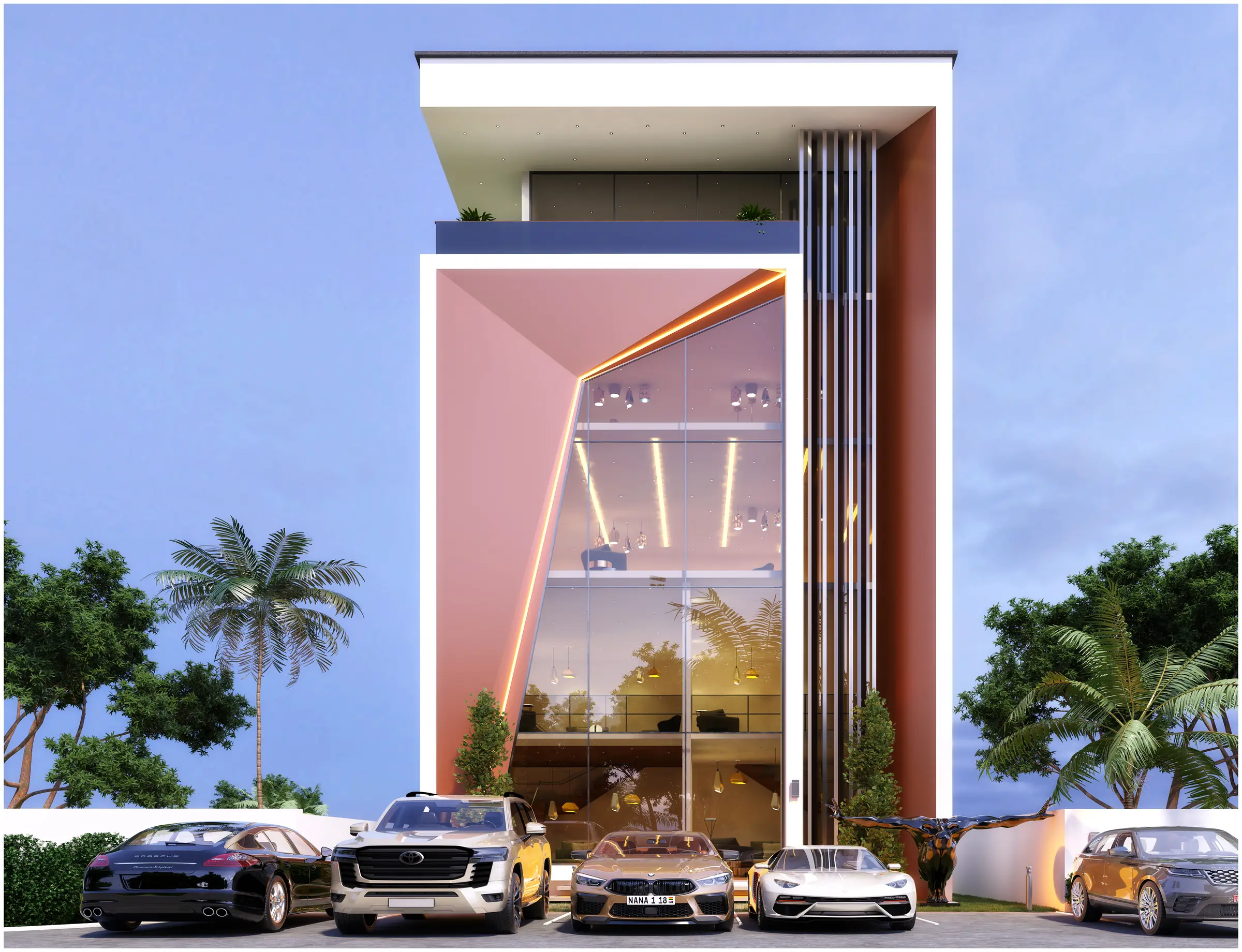 EV Pavilion, Showroom and mixed use in Accra