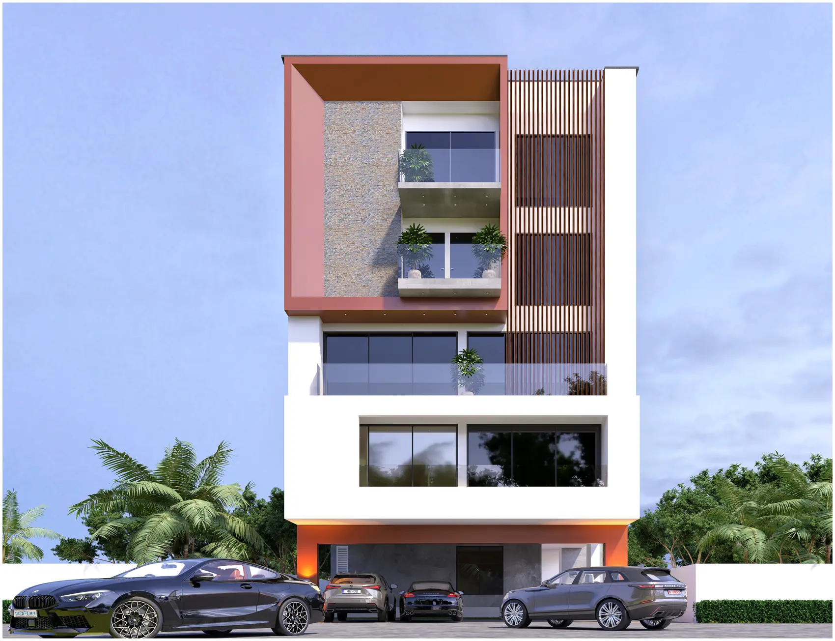 EV Pavilion, Showroom and mixed use in Accra — view