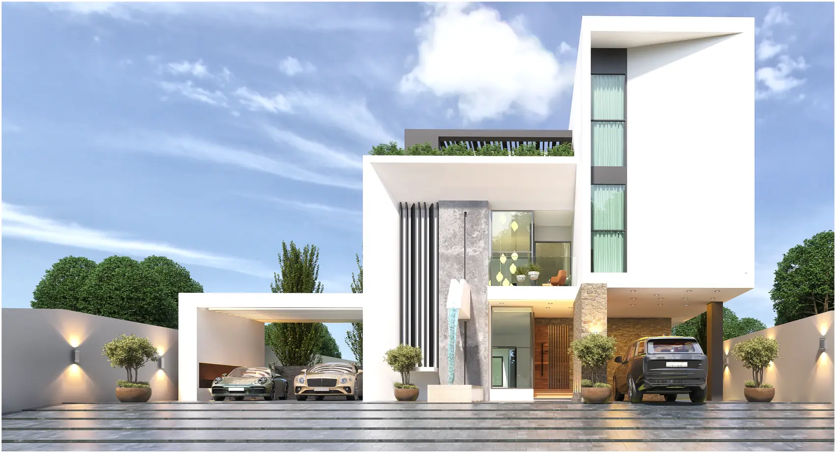 Gaucho House, Private residence — view