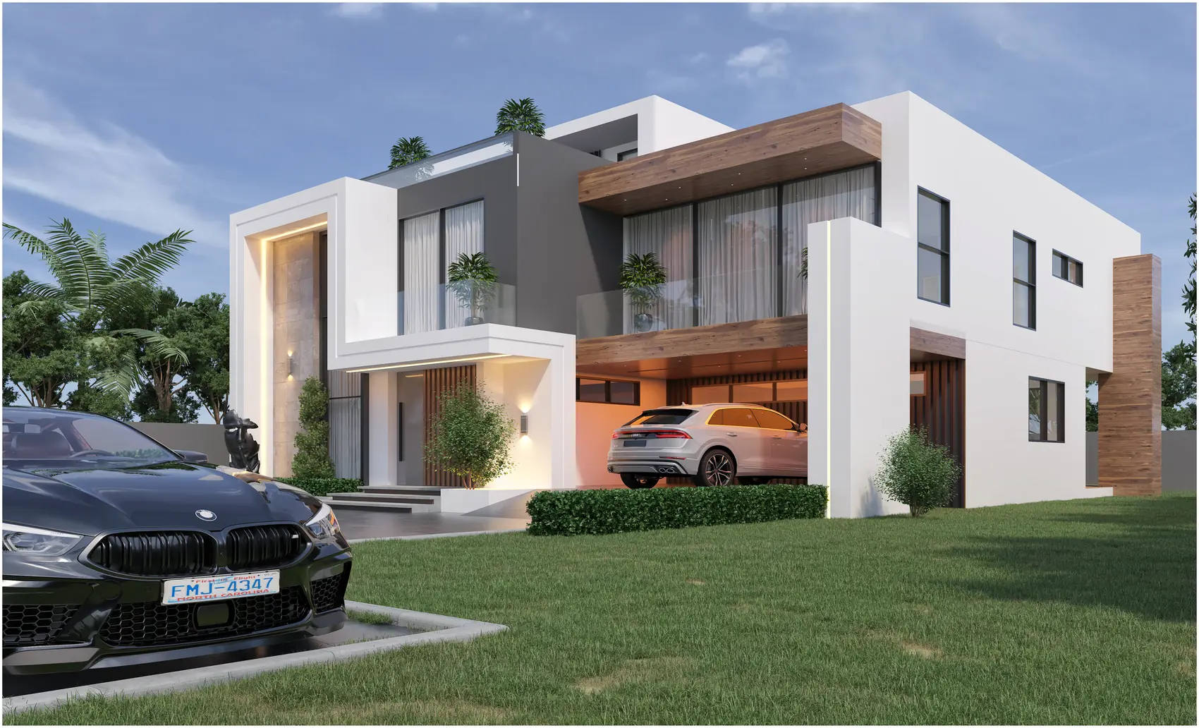 Marble Portal, Private residence in Between Accra and Tema — view