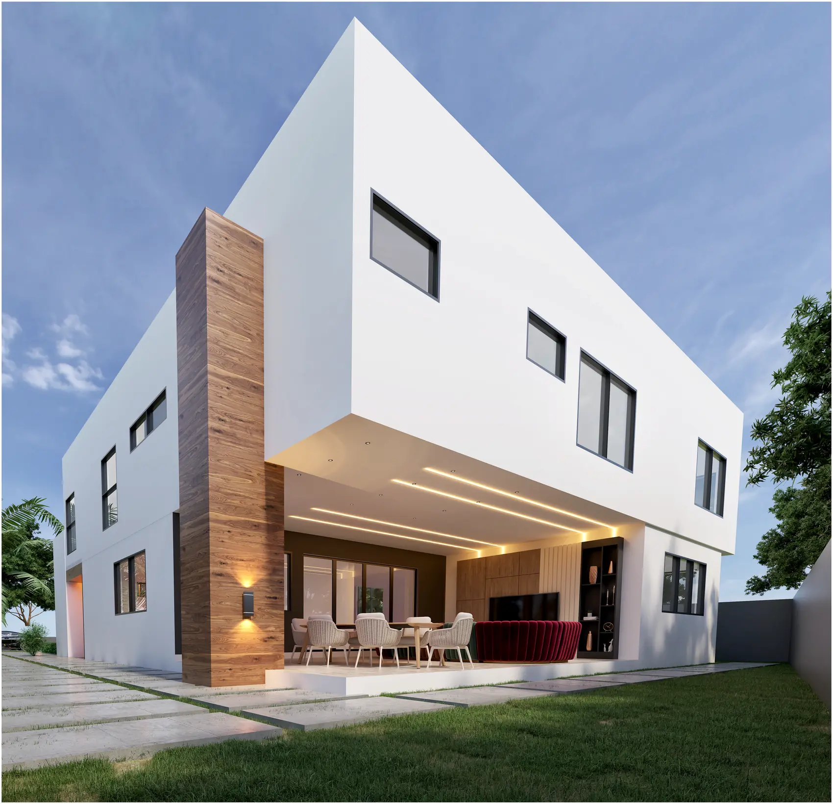 Marble Portal, Private residence in Between Accra and Tema — view