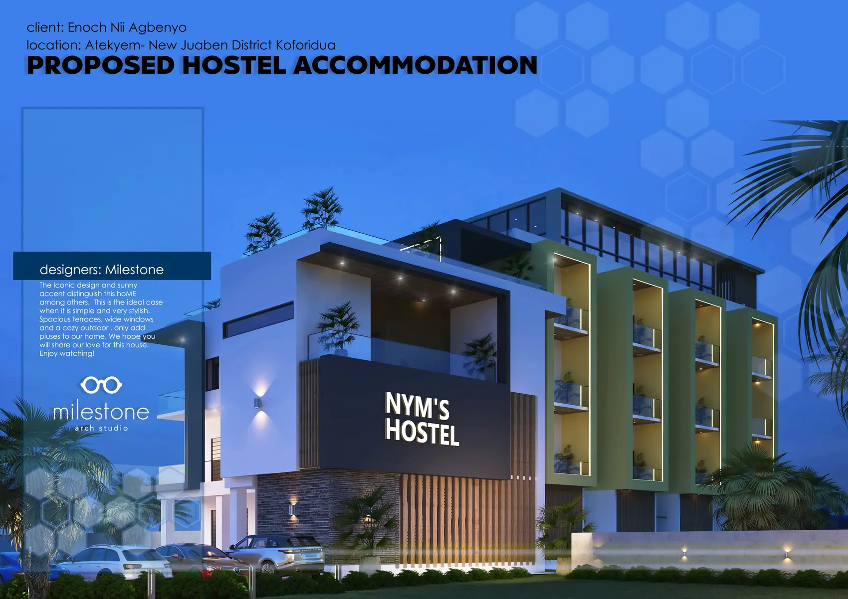 Nym's Hostel, Hostel accommodation in New Juaben, Koforidua — view