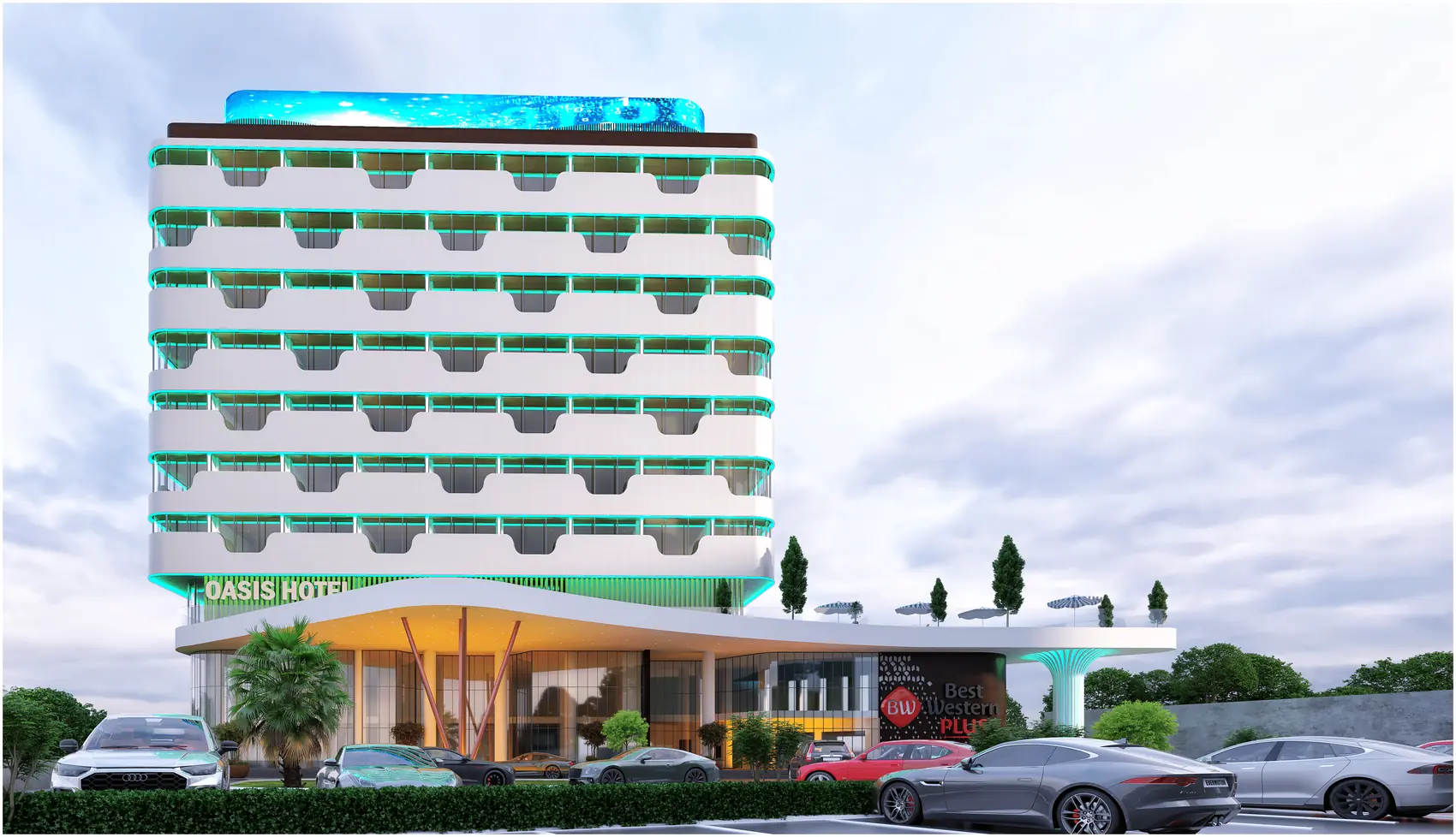 The Oasis Hotel, Hotel in Kumasi Airport City — view