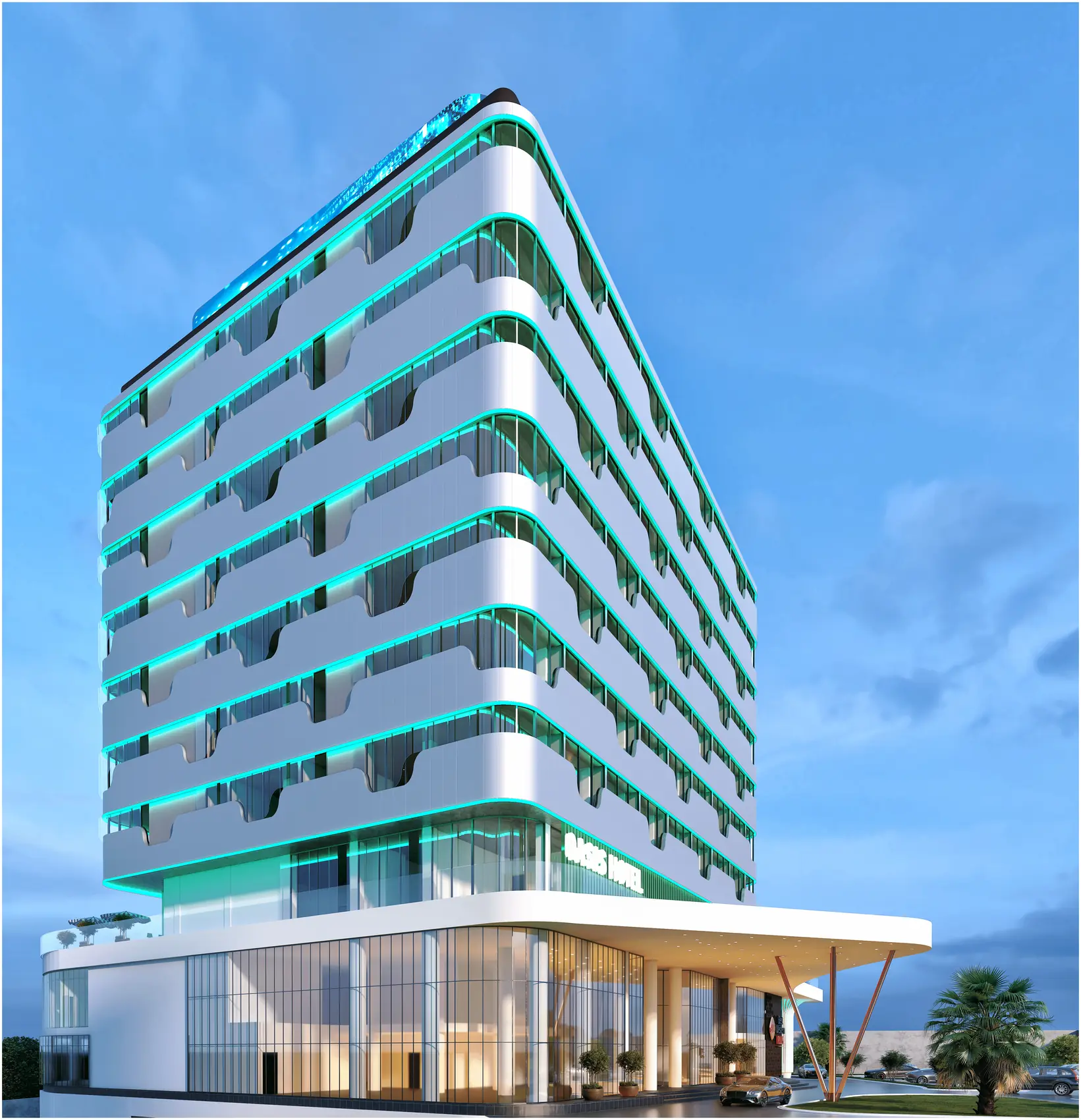 The Oasis Hotel, Hotel in Kumasi Airport City — view