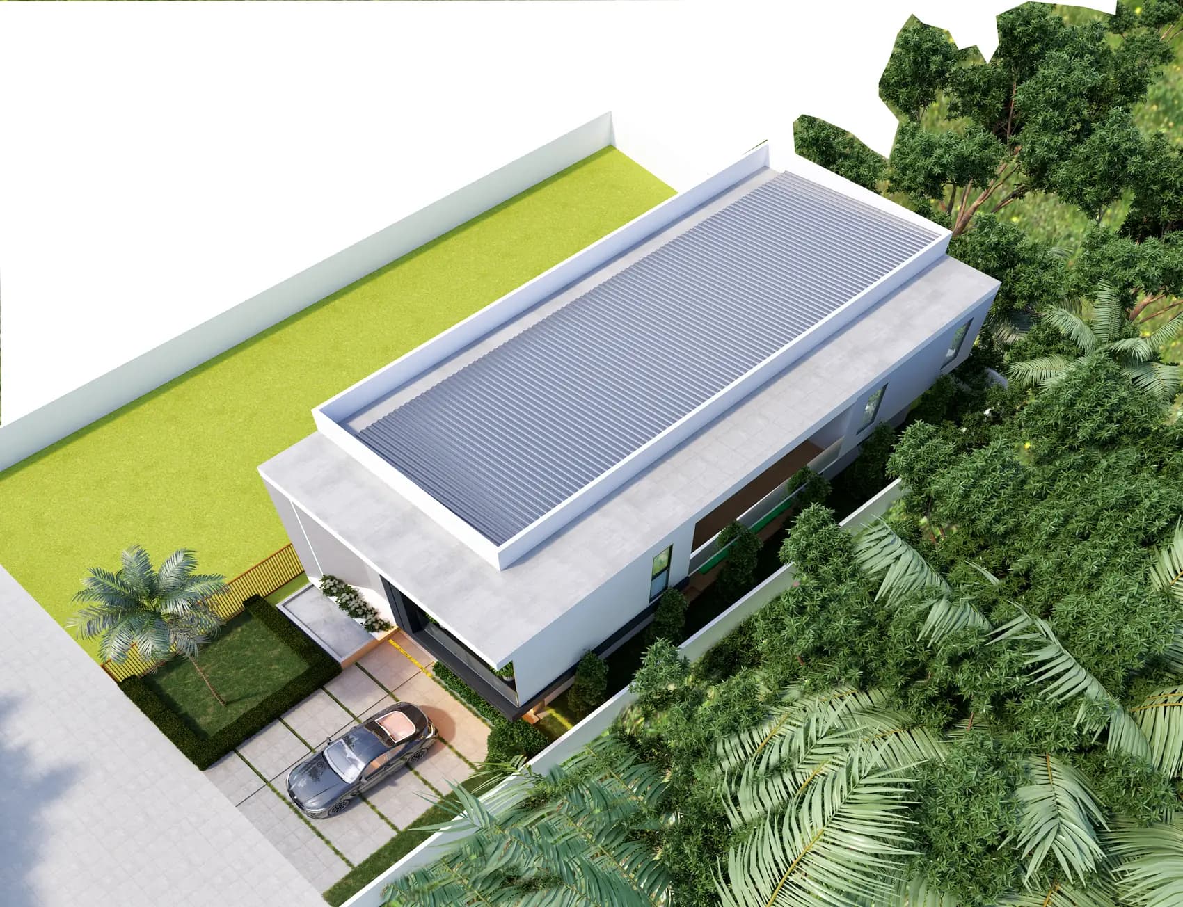 Olive House, Private residence — view