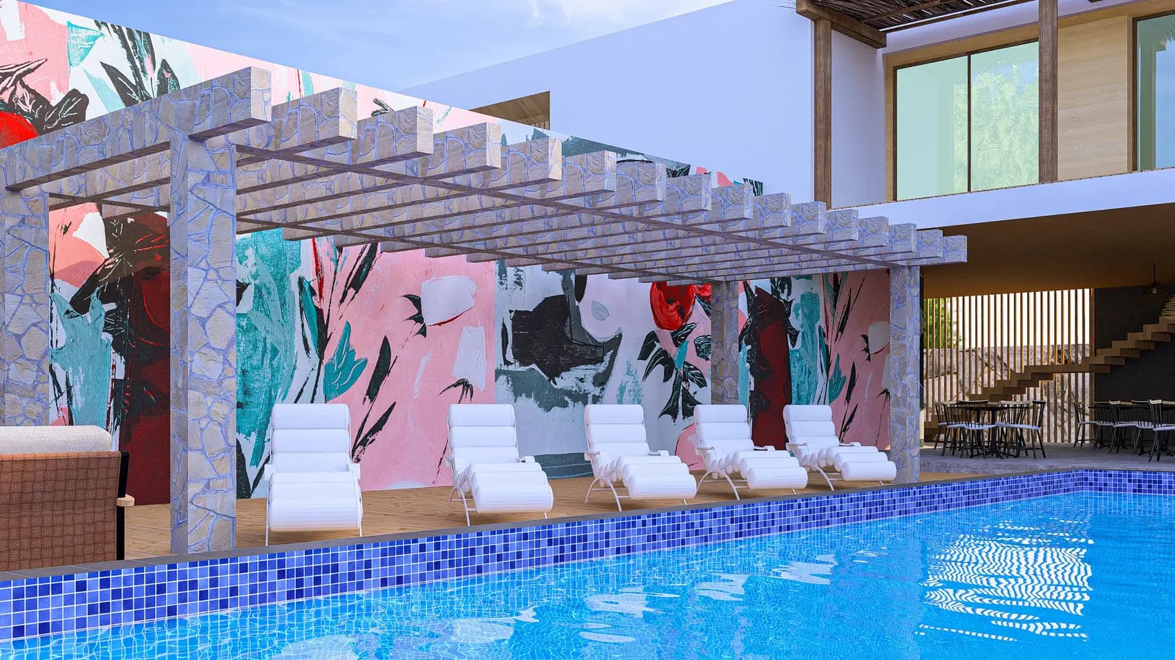 Pepe Gardens, Leisure and hospitality — view