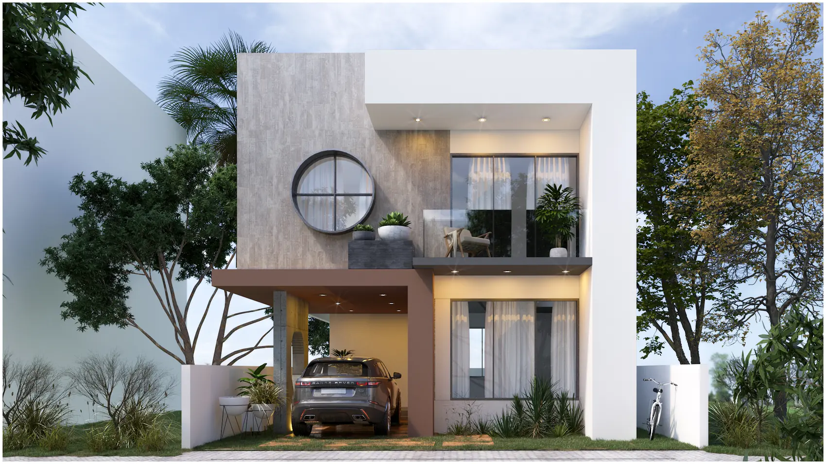 The Porthole House, Private residence in Amasaman, Accra — view