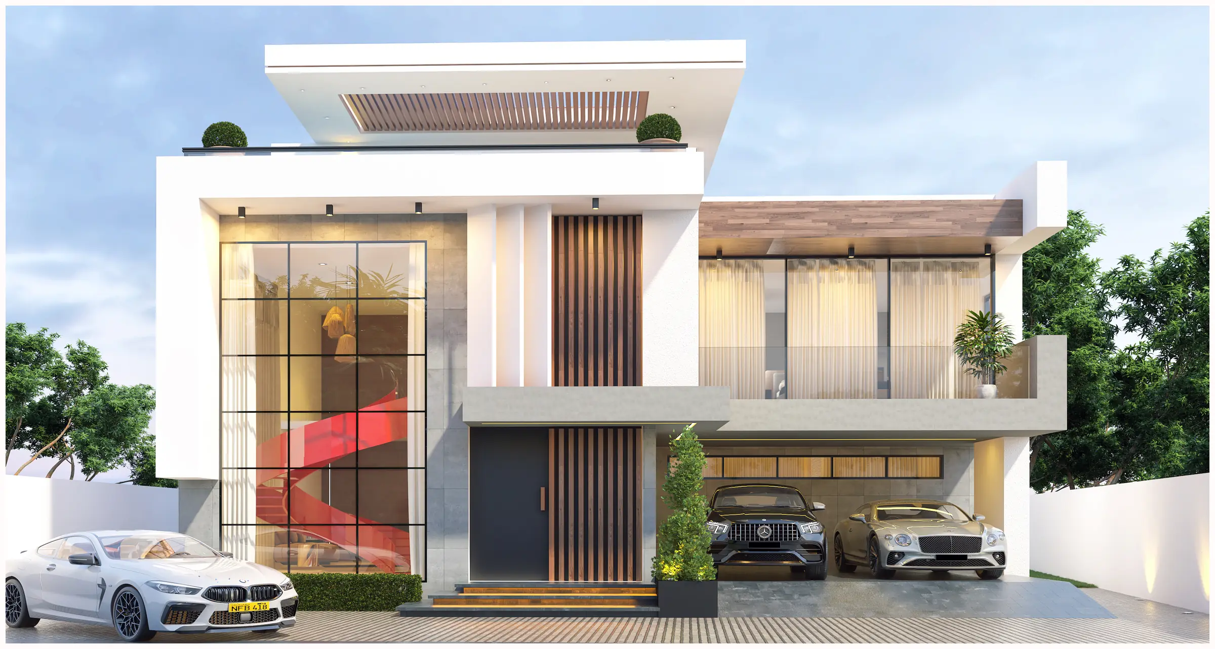 The Red Wall House, Private residence