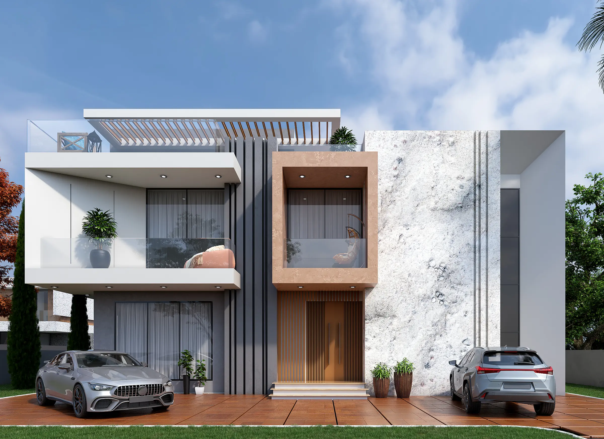 The Ribbed House, Private residence