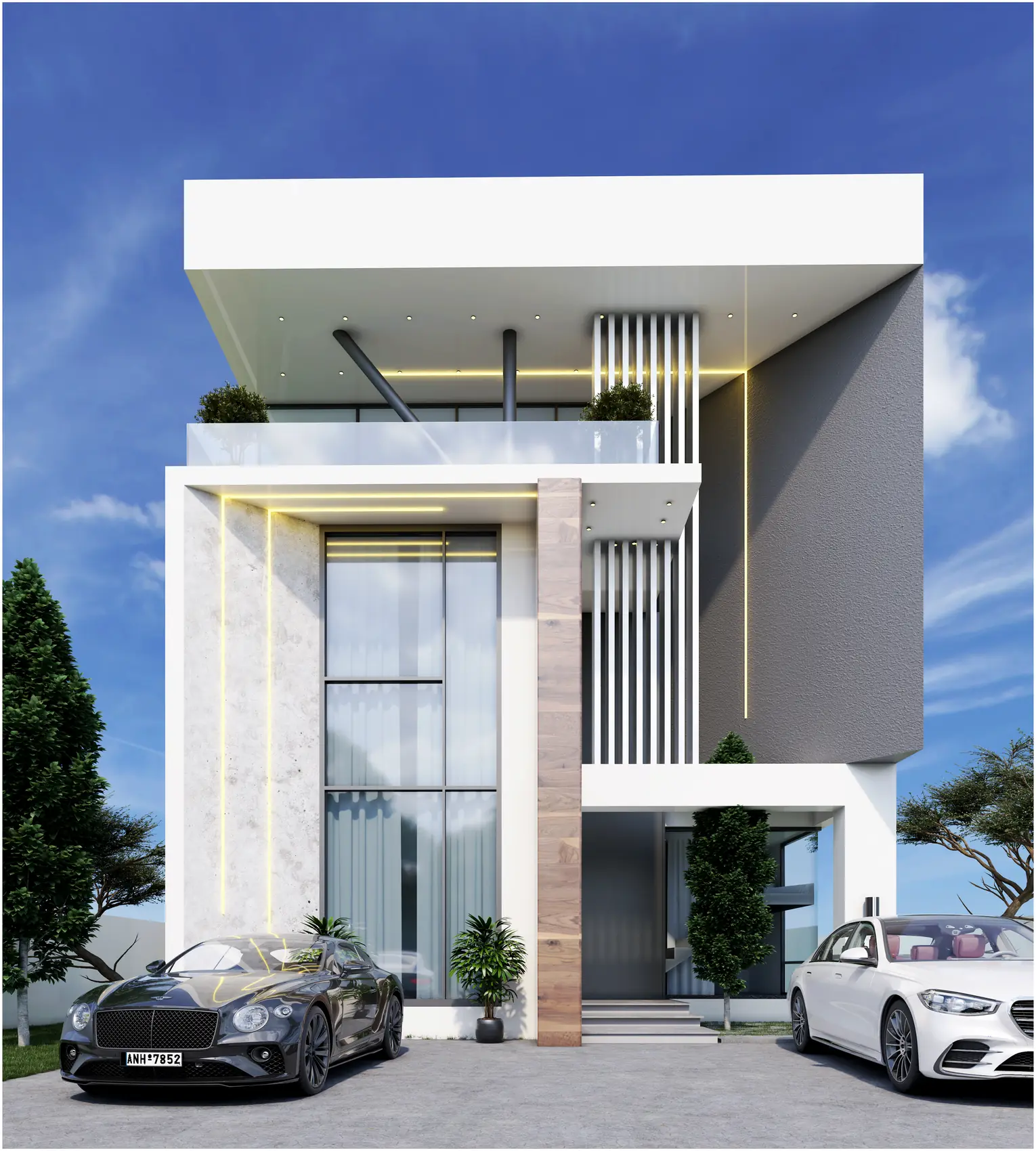 Skypool Villas, Private residences — view