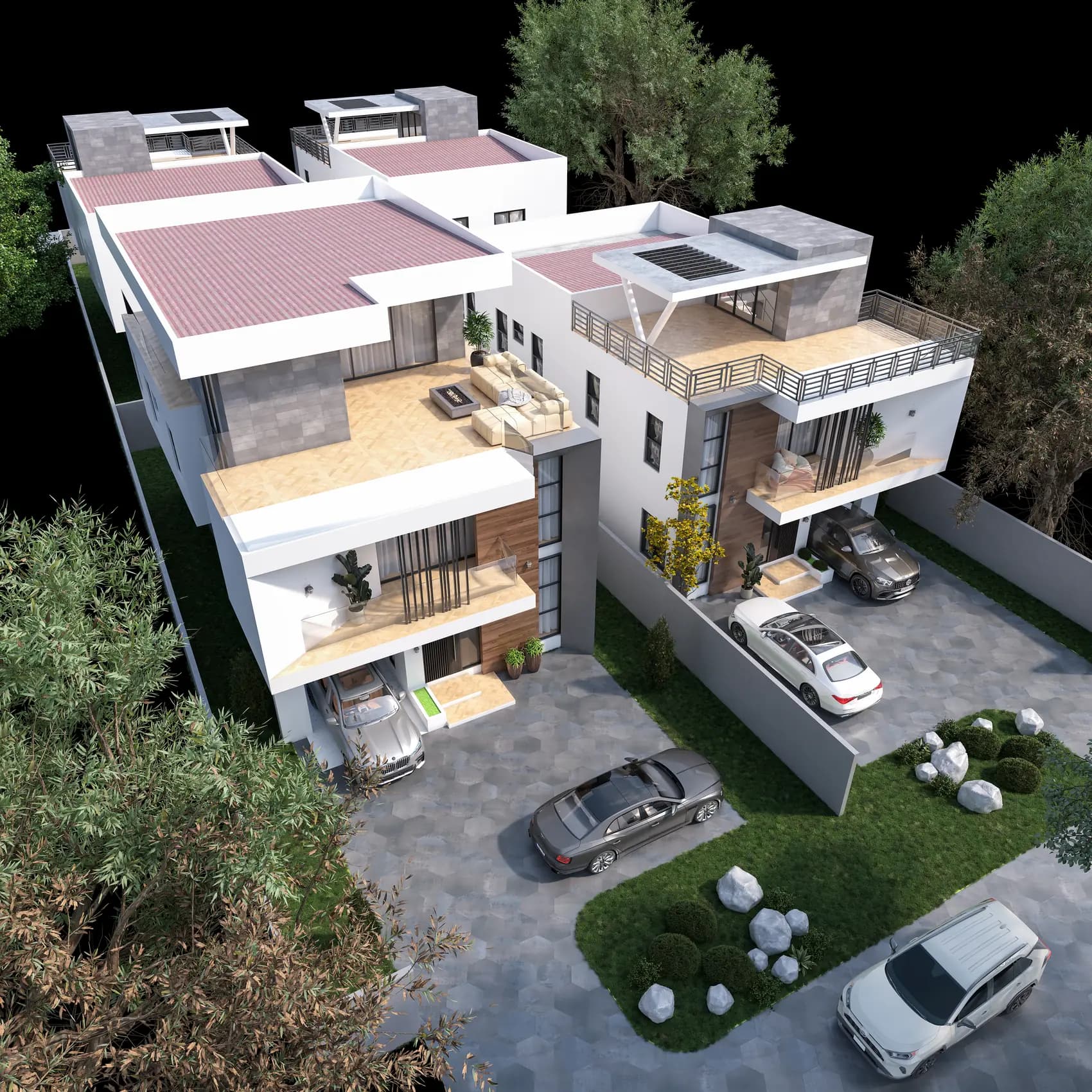 Tse Addo House, Private residence in Tse Addo, Accra — view
